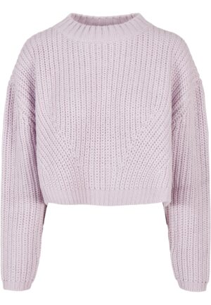 Women's wide oversize sweater soft lilac