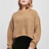 Women's wide oversize unionbeige sweater