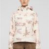 Women's windbreaker with front zip fastening