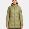 Women's winter coat Kilpi LEILA-W Green
