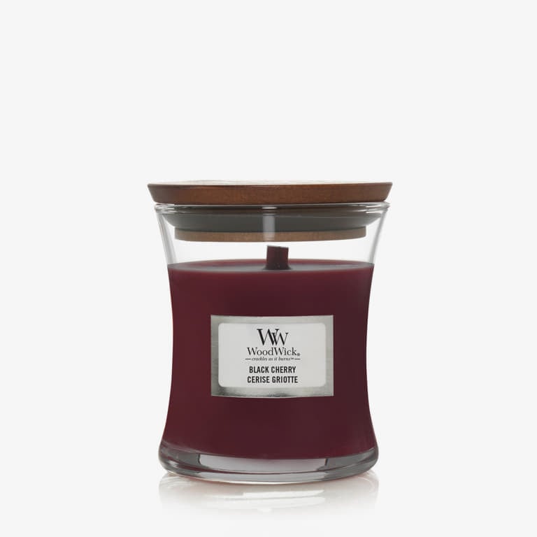 WoodWick Medium Hourglass Candle - Black Cherry Universal-alacsony-ár
