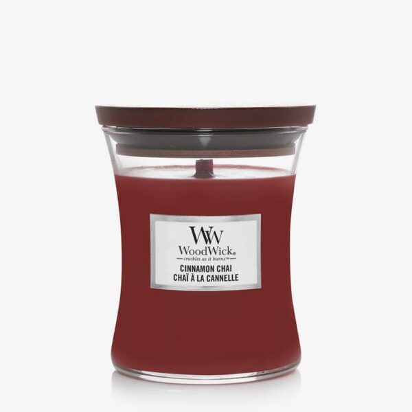 WoodWick Medium Hourglass Candle - Cinnamon Chai Universal-alacsony-ár