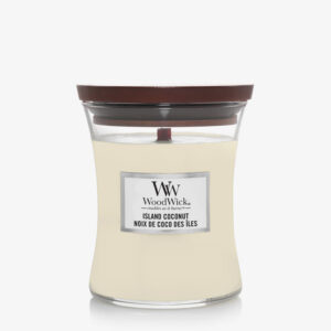 WoodWick Medium Hourglass Candle - Island Coconut Universal-alacsony-ár