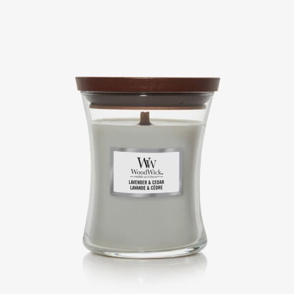 WoodWick Medium Hourglass Candle - Lavender & Cedar Universal-alacsony-ár