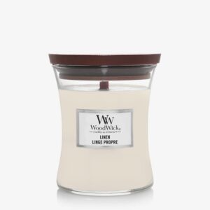 WoodWick Medium Hourglass Candle - Linen Universal-alacsony-ár