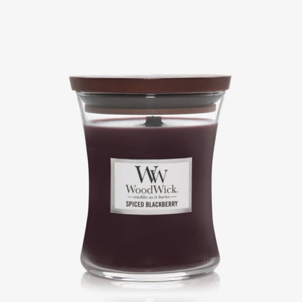 WoodWick Medium Hourglass Candle - Spiced Blackberry Universal-alacsony-ár