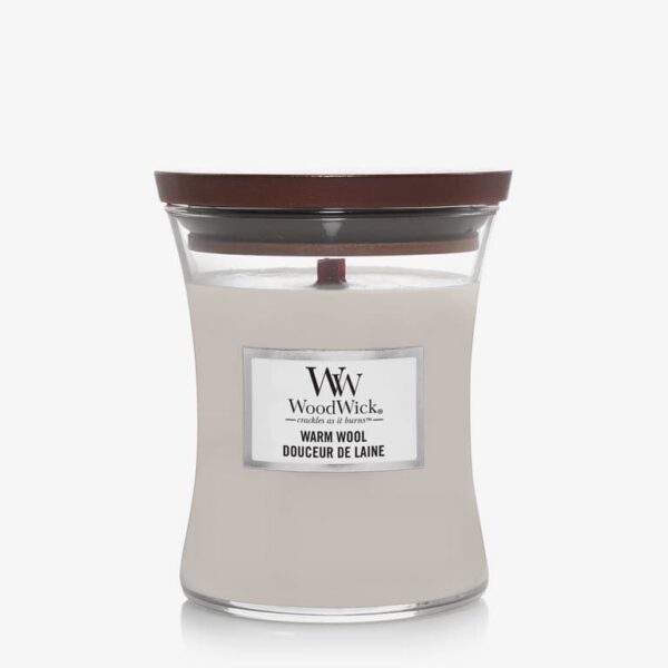 WoodWick Medium Hourglass Candle - Warm Wool Universal-alacsony-ár