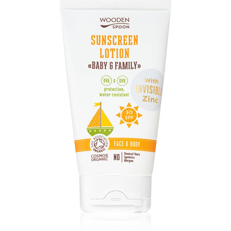 WoodenSpoon Baby & Family Napfény elleni védelem SPF 30 150 ml-Ár