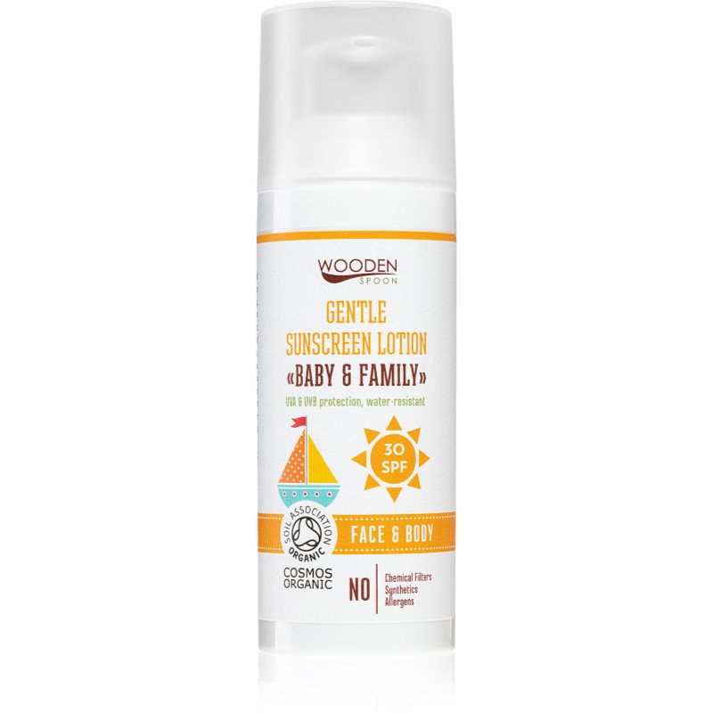 WoodenSpoon Baby & Family Napfény elleni védelem SPF 30 50 ml-Ár