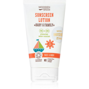 WoodenSpoon Baby & Family védő naptej az egész családnak SPF50 150 ml-Ár