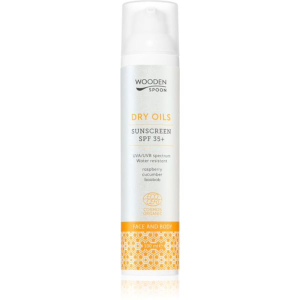 WoodenSpoon Dry Oils naptej arca és testre SPF 35 100 ml-Ár