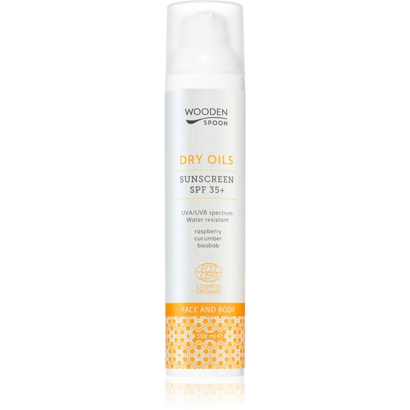WoodenSpoon Dry Oils naptej arca és testre SPF 35 100 ml-Ár