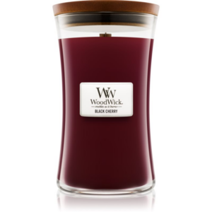 Woodwick Black Cherry illatgyertya fa kanóccal 609.5 g-Ár
