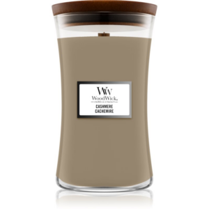 Woodwick Cashmere illatgyertya fa kanóccal 609