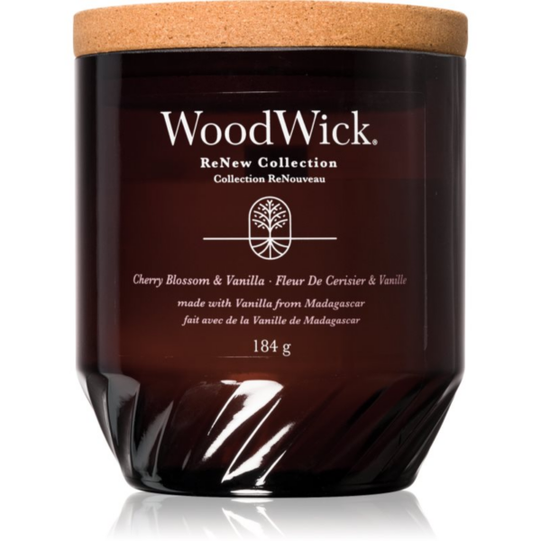 Woodwick Cherry Blossom & Vanilla illatgyertya fa kanóccal 184 g-Ár
