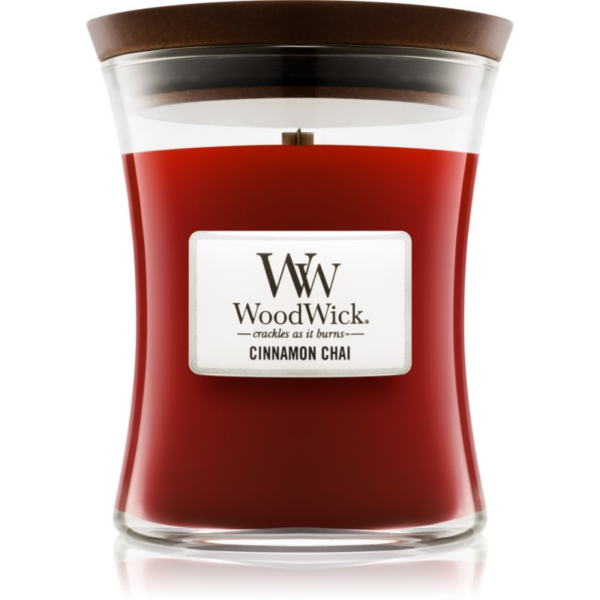 Woodwick Cinnamon Chai illatgyertya fa kanóccal 275 g-Ár