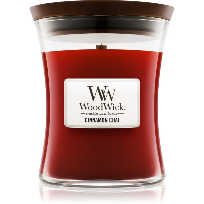 Woodwick Cinnamon Chai illatgyertya fa kanóccal 275 g-Ár