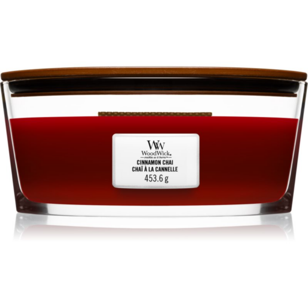 Woodwick Cinnamon Chai illatgyertya fa kanóccal (hearthwick) 453 g-Ár