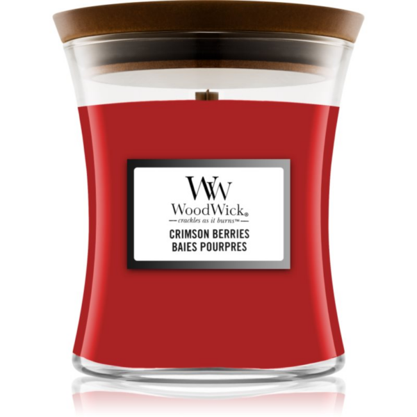 Woodwick Crimson Berries illatgyertya fa kanóccal 275 g-Ár