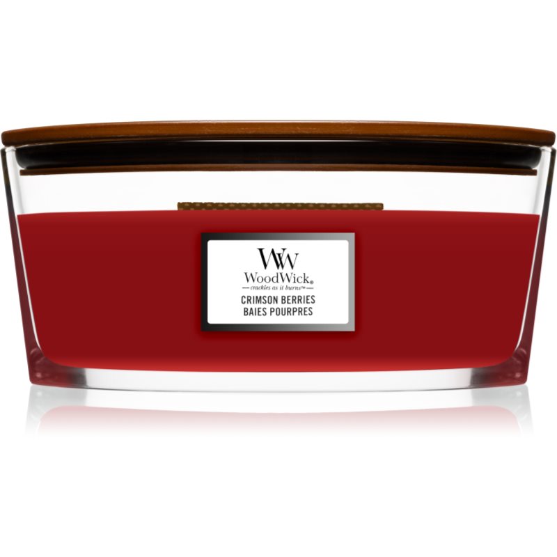Woodwick Crimson Berries illatgyertya fa kanóccal (hearthwick) 453
