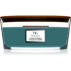 Woodwick Evergreen Cashmere illatgyertya fa kanóccal (hearthwick) 453