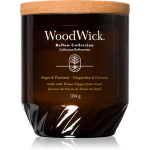 Woodwick Ginger & Turmeric illatgyertya fa kanóccal 184 g-Ár