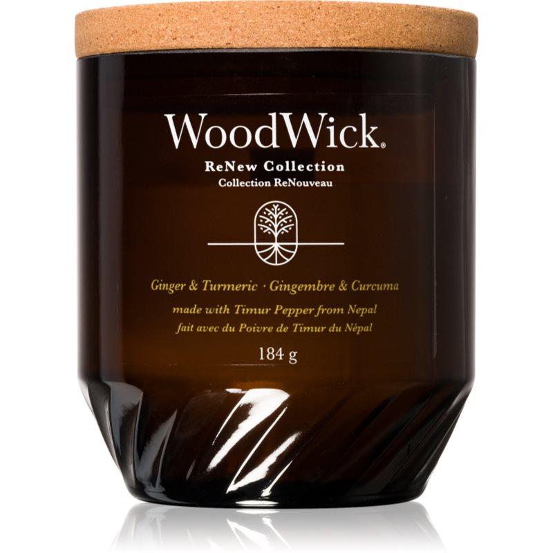 Woodwick Ginger & Turmeric illatgyertya fa kanóccal 184 g-Ár