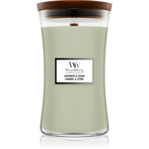Woodwick Lavender & Cedar illatgyertya fa kanóccal 610 g-Ár