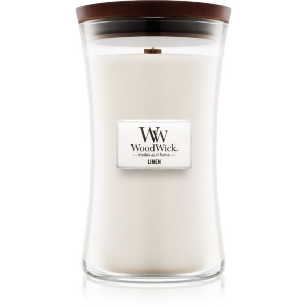 Woodwick Linen illatgyertya fa kanóccal 609.5 g-Ár