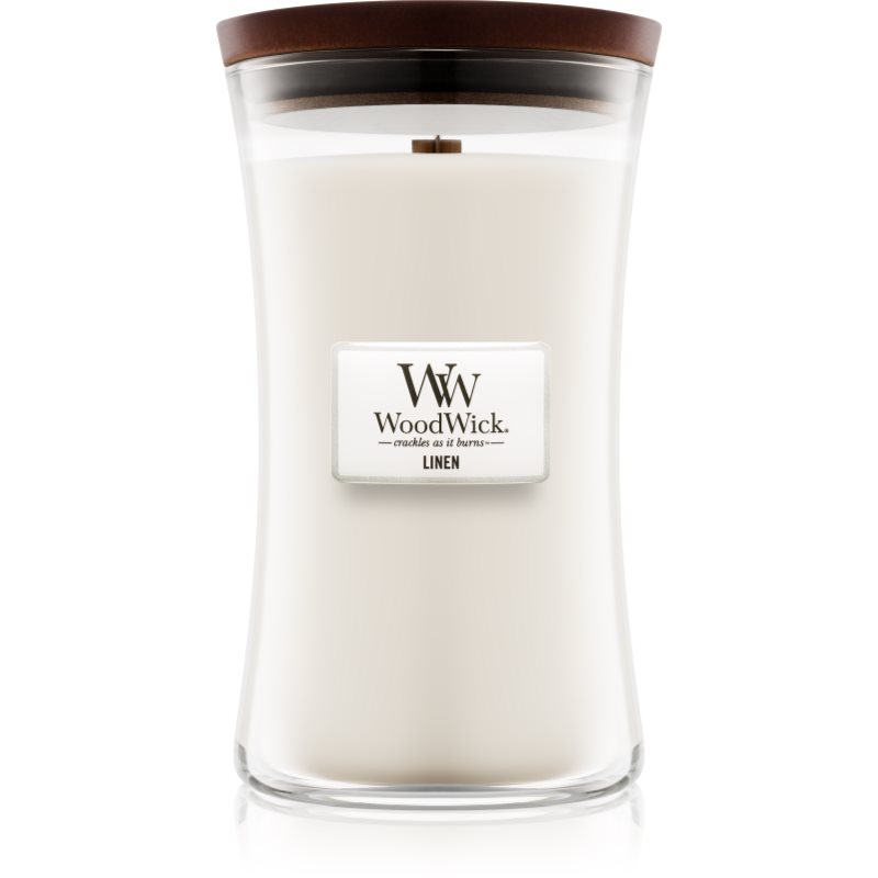 Woodwick Linen illatgyertya fa kanóccal 609.5 g-Ár
