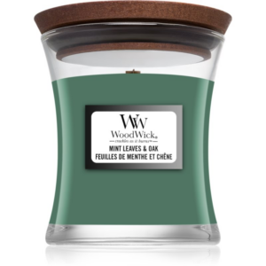 Woodwick Mint Leaves & Oak illatgyertya fa kanóccal 85 g-Ár