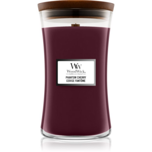 Woodwick Phantom Cherry illatgyertya fa kanóccal 609.5 g