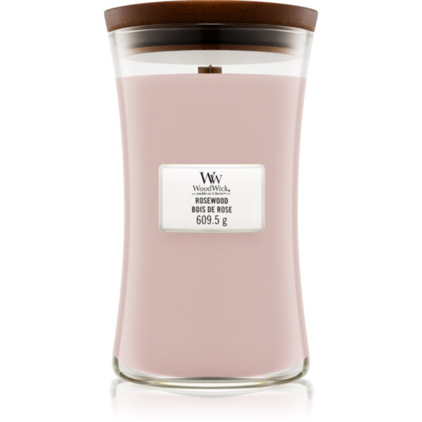Woodwick Rosewood illatgyertya fa kanóccal 609.5 g