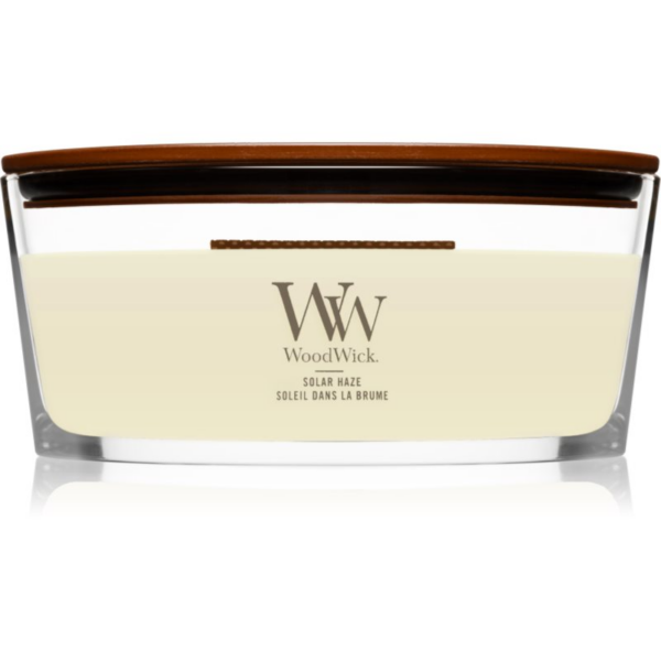 Woodwick Solar Haze illatgyertya fa kanóccal (hearthwick) 453 g