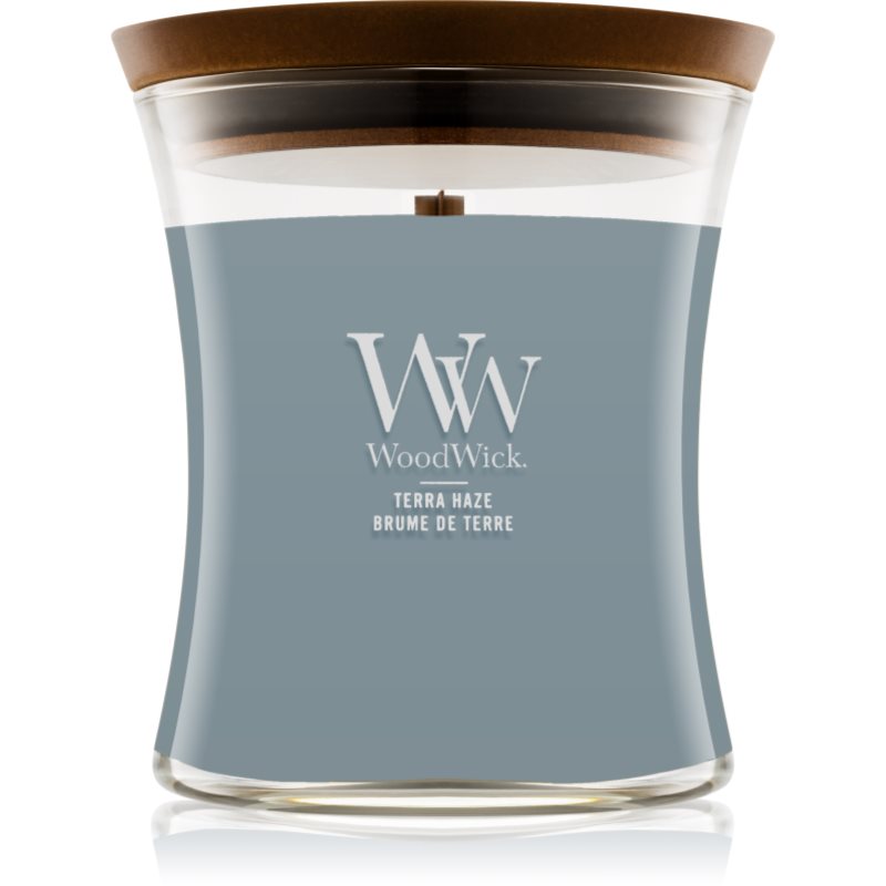 Woodwick Terra Haze illatgyertya fa kanóccal 275 g-ár