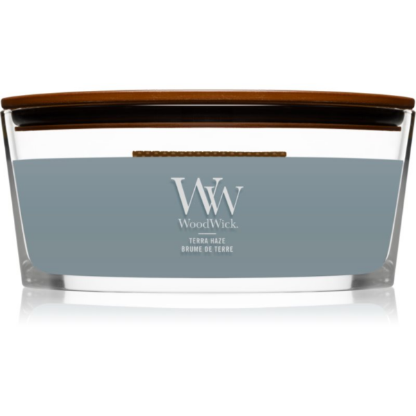 Woodwick Terra Haze illatgyertya fa kanóccal (hearthwick) 453 g