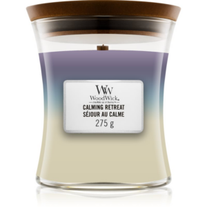 Woodwick Trilogy Calming Retreat illatgyertya fa kanóccal 275 g-Ár