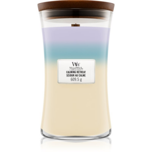 Woodwick Trilogy Calming Retreat illatgyertya fa kanóccal 609.5 g-Ár