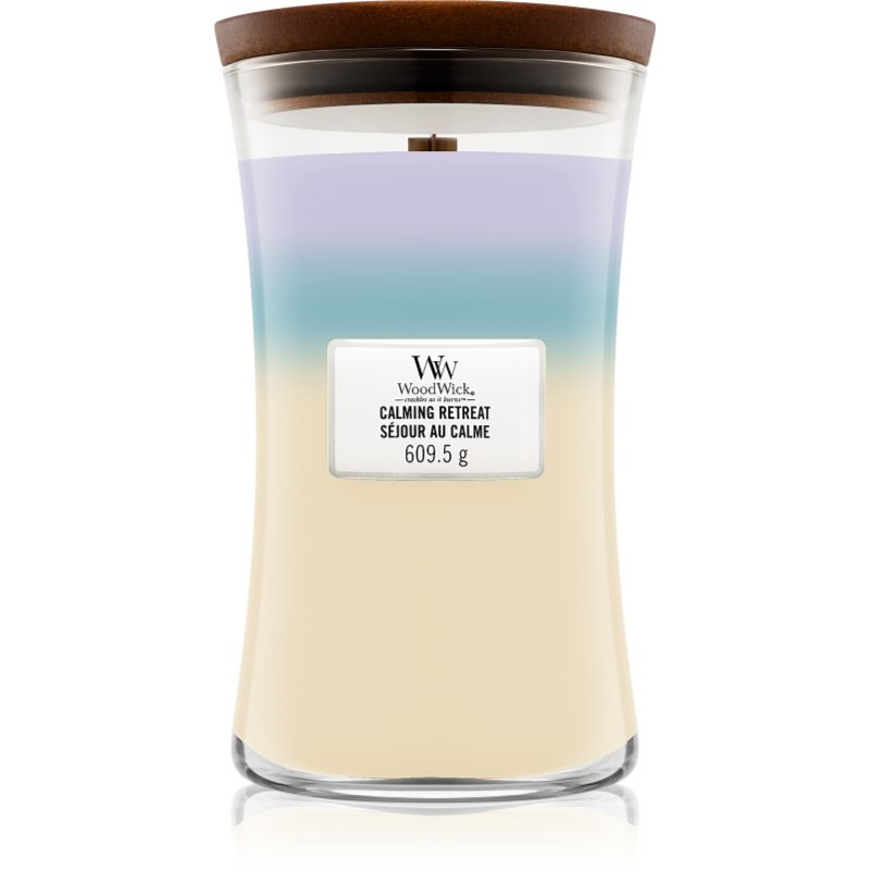 Woodwick Trilogy Calming Retreat illatgyertya fa kanóccal 609.5 g-Ár