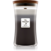 Woodwick Trilogy Warm Woods illatgyertya fa kanóccal 609