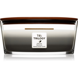 Woodwick Trilogy Warm Woods illatgyertya fa kanóccal (hearthwick) 453.6 g-Ár