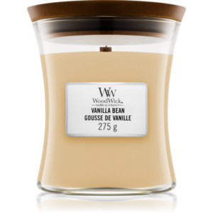 Woodwick Vanilla Bean illatgyertya fa kanóccal 275 g-Eredeti