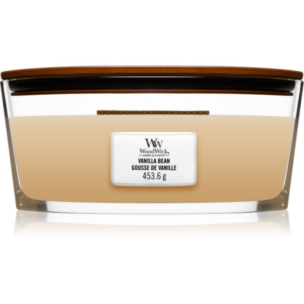 Woodwick Vanilla Bean illatgyertya fa kanóccal (hearthwick) 453.6 g-Ár