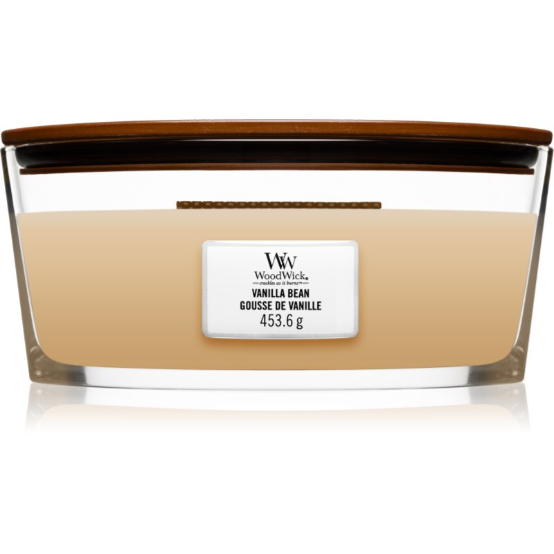 Woodwick Vanilla Bean illatgyertya fa kanóccal (hearthwick) 453.6 g-Ár