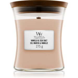 Woodwick Vanilla & Sea Salt illatgyertya fa kanóccal 275 g-Ár