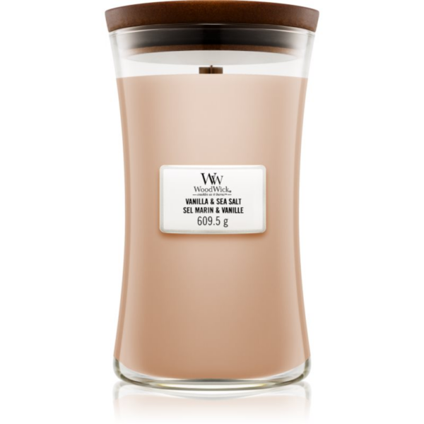 Woodwick Vanilla & Sea Salt illatgyertya fa kanóccal 609.5 g-Ár