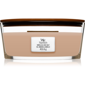 Woodwick Vanilla & Sea Salt illatgyertya fa kanóccal (hearthwick) 453.6 g-Ár