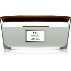 Woodwick Warm Wool illatgyertya fa kanóccal (hearthwick) 453