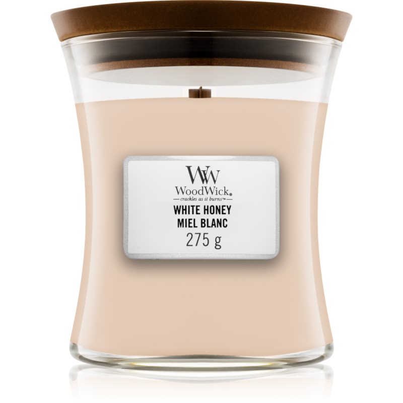 Woodwick White Honey Miel Blanc illatgyertya fa kanóccal 275 g-Ár