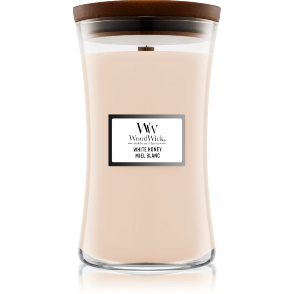 Woodwick White Honey illatgyertya fa kanóccal 609.5 g-Ár